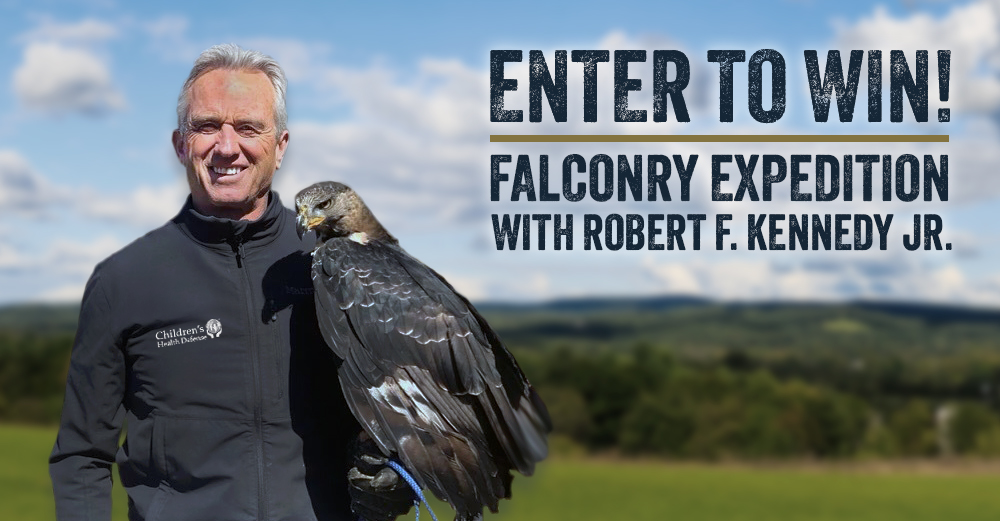 Enter to Win Falconry Expedition with Robert F. Kennedy Jr.