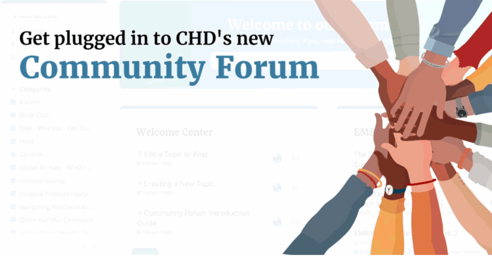 Get Plugged in to CHD's new Community Forum 1000x521