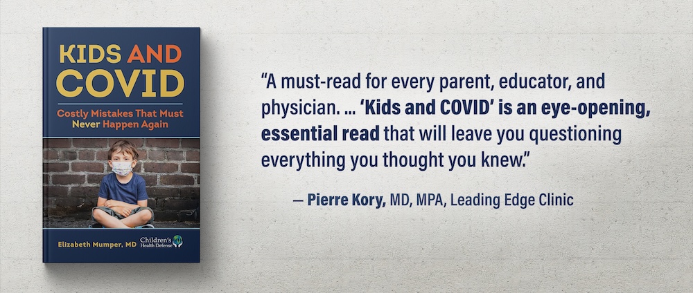 Kids and COVID quote from Pierre Kory