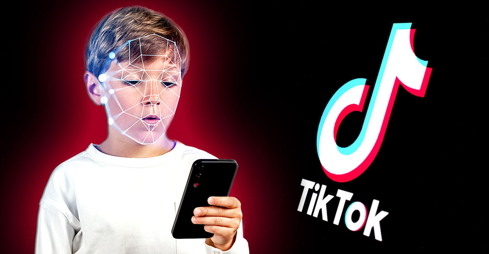 ai facial recognition kid tiktok