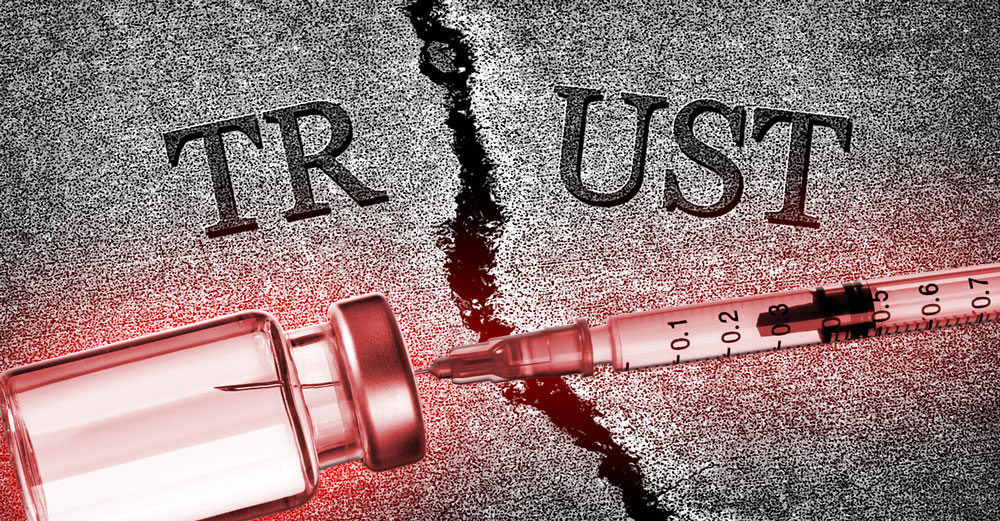 americans distrust doctors vaccine