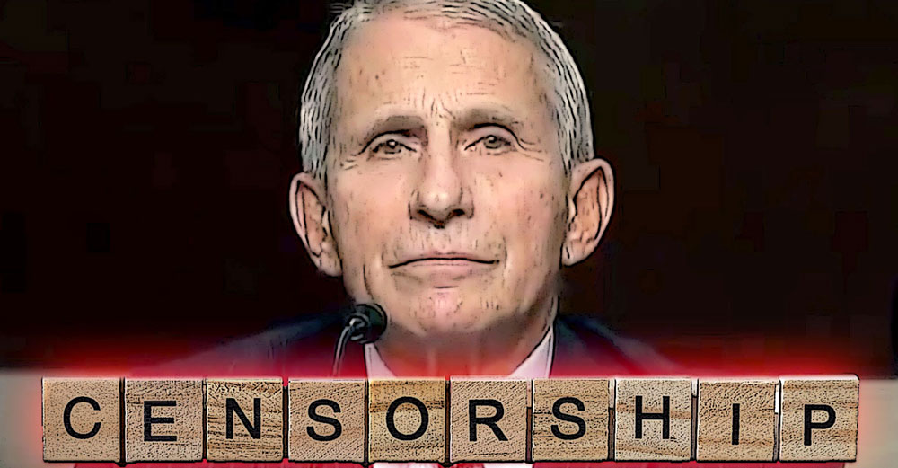 anthony fauci censorship