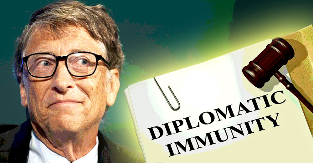 bill gates diplomatic immunity