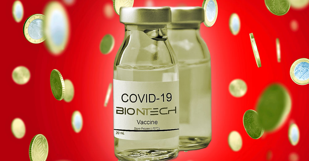 biontech covid vaccine sweepstakes profit