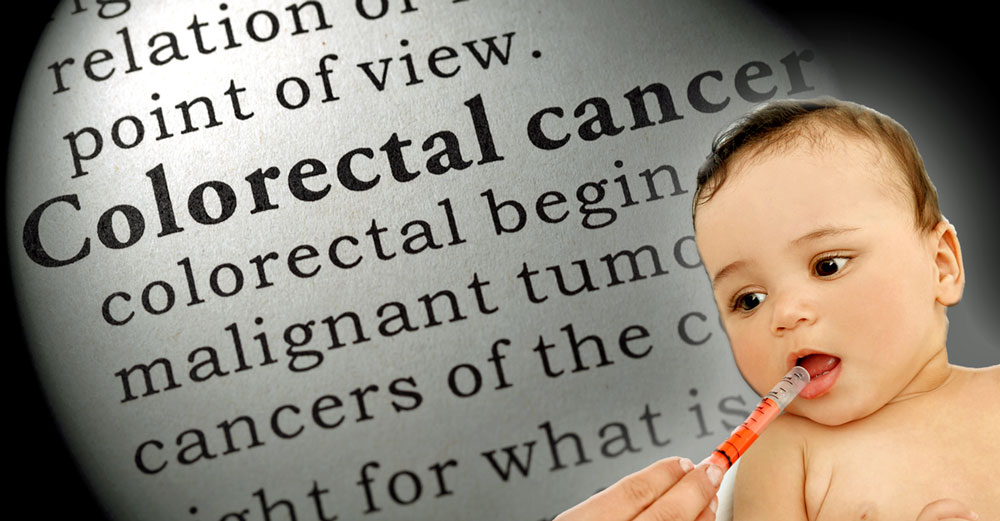 child antibiotic colorectal cancer