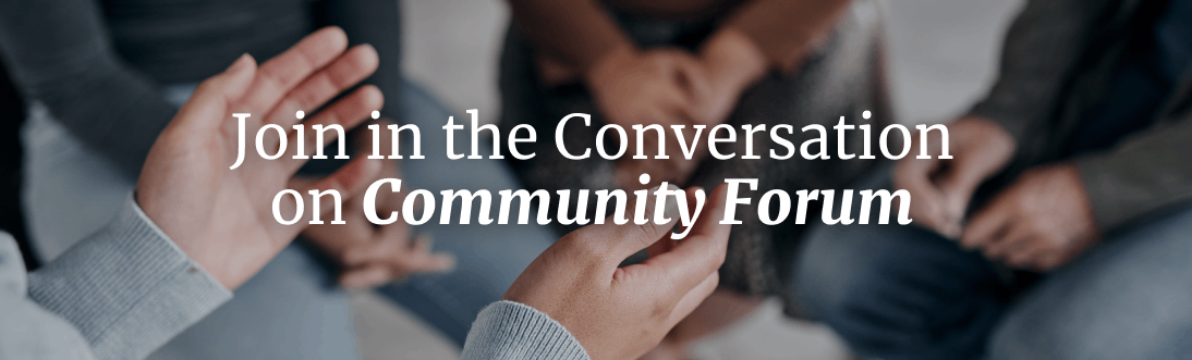 Join in the Conversation on Community Forum