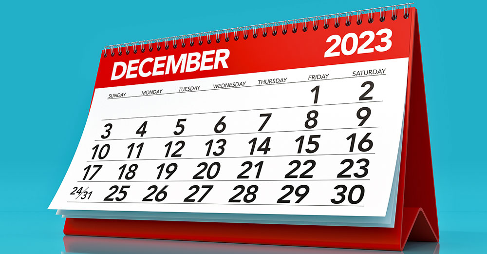 december community calendar