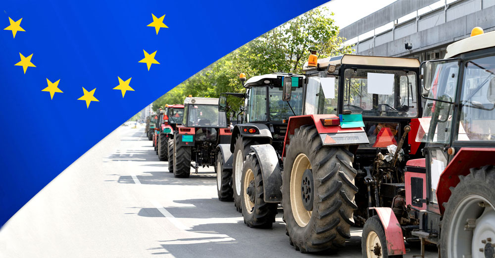 eu farmers protest concessions