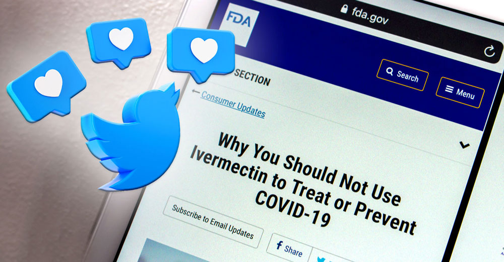 fda twitter likes ivermectin covid