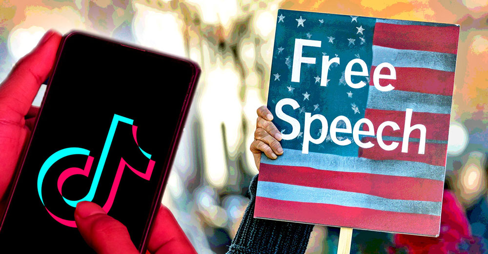free speech tiktok ban