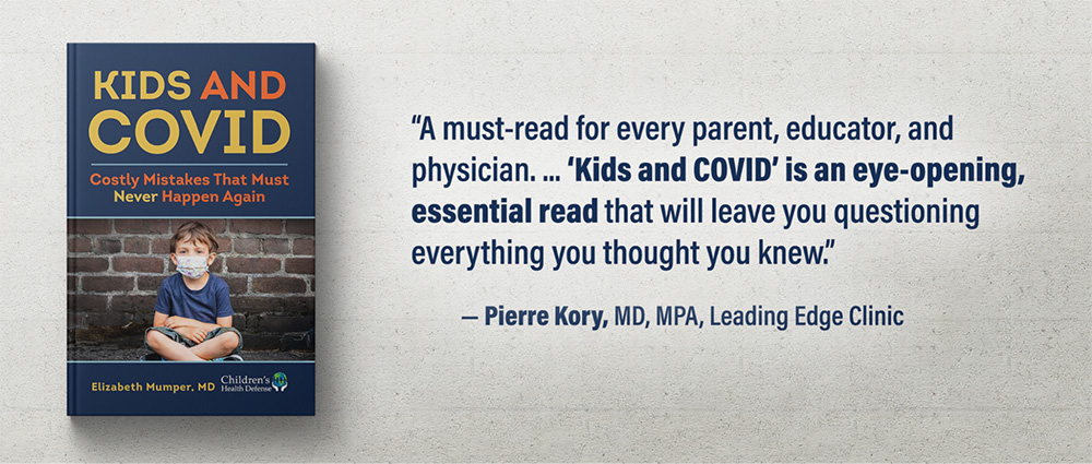 Kids and COVID quote from Pierre Kory