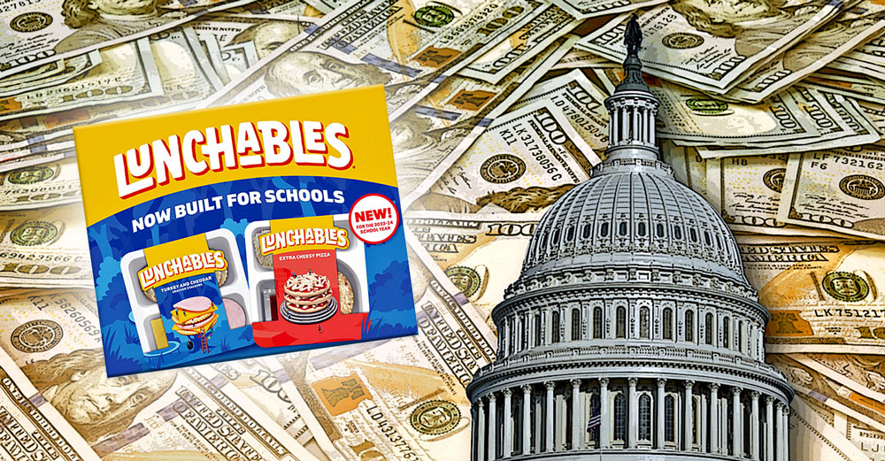 lunchables school lobbying congress