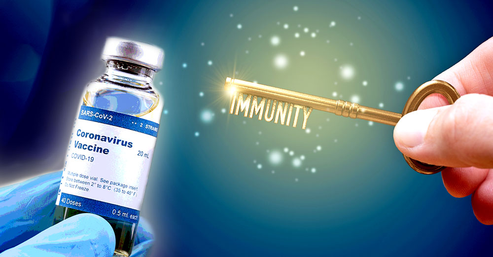 natural immunity covid vaccine trial