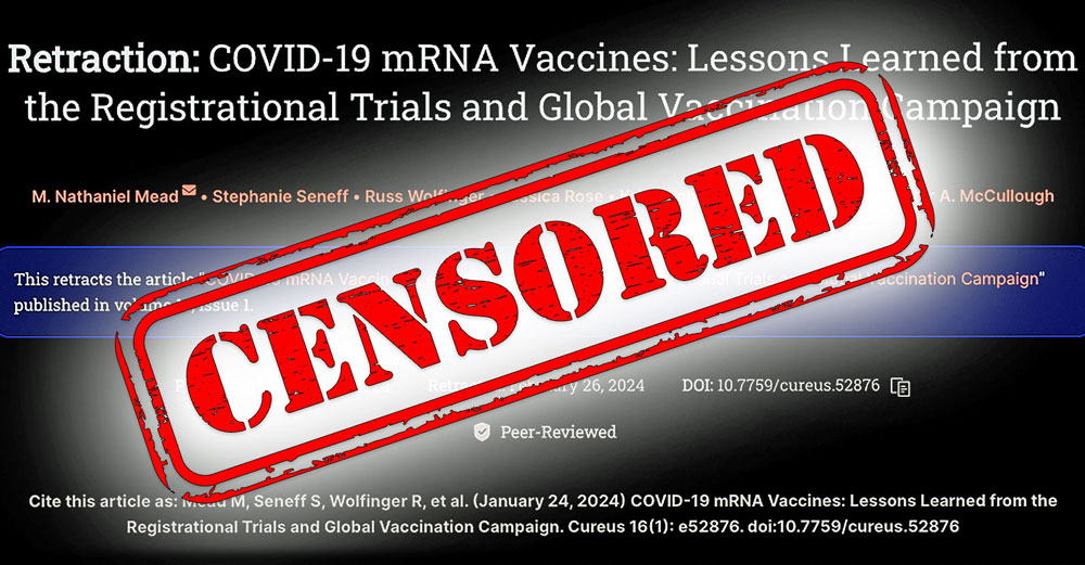 retraction covid vaccine censor