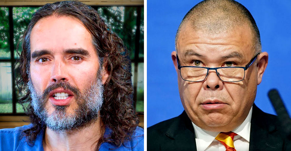 russell brand jonathan van tam moderna