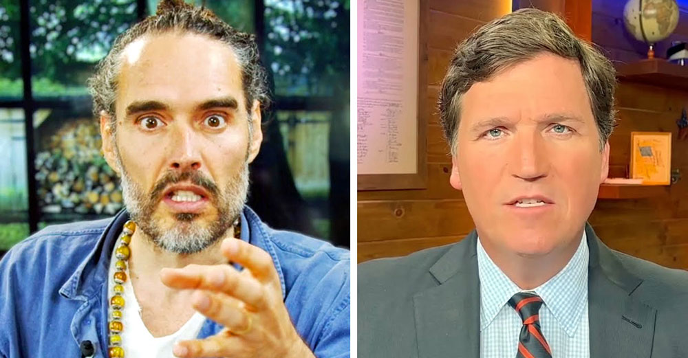 russell brand tucker carlson