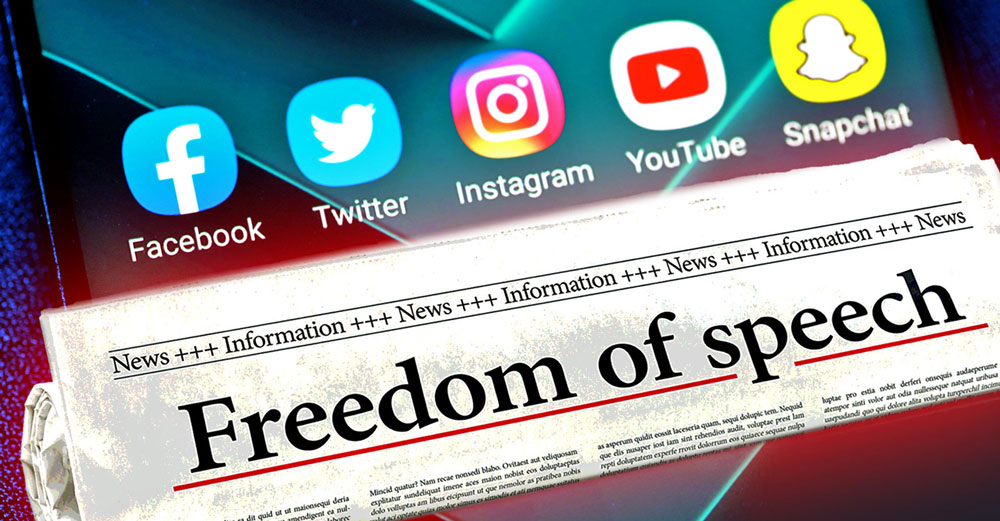 social media free speech update