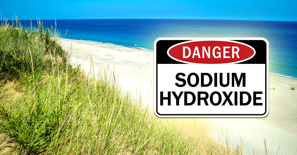 sodium hydroxide atlantic ocean