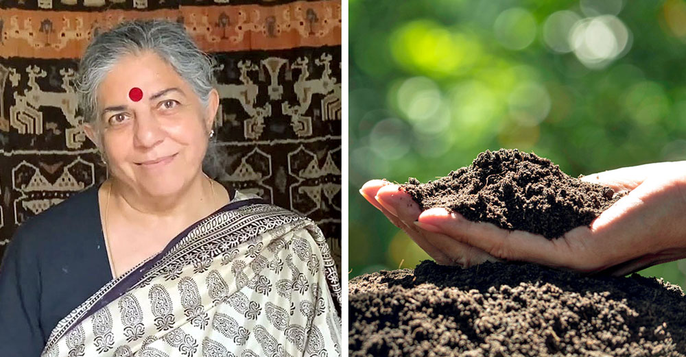 vandana shiva soil healing food